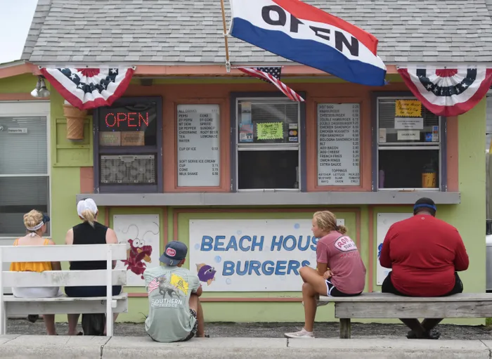 Beach House Burgers in Kure Beach North Caroina - Best place to stay in Carolina Beach North Carolina