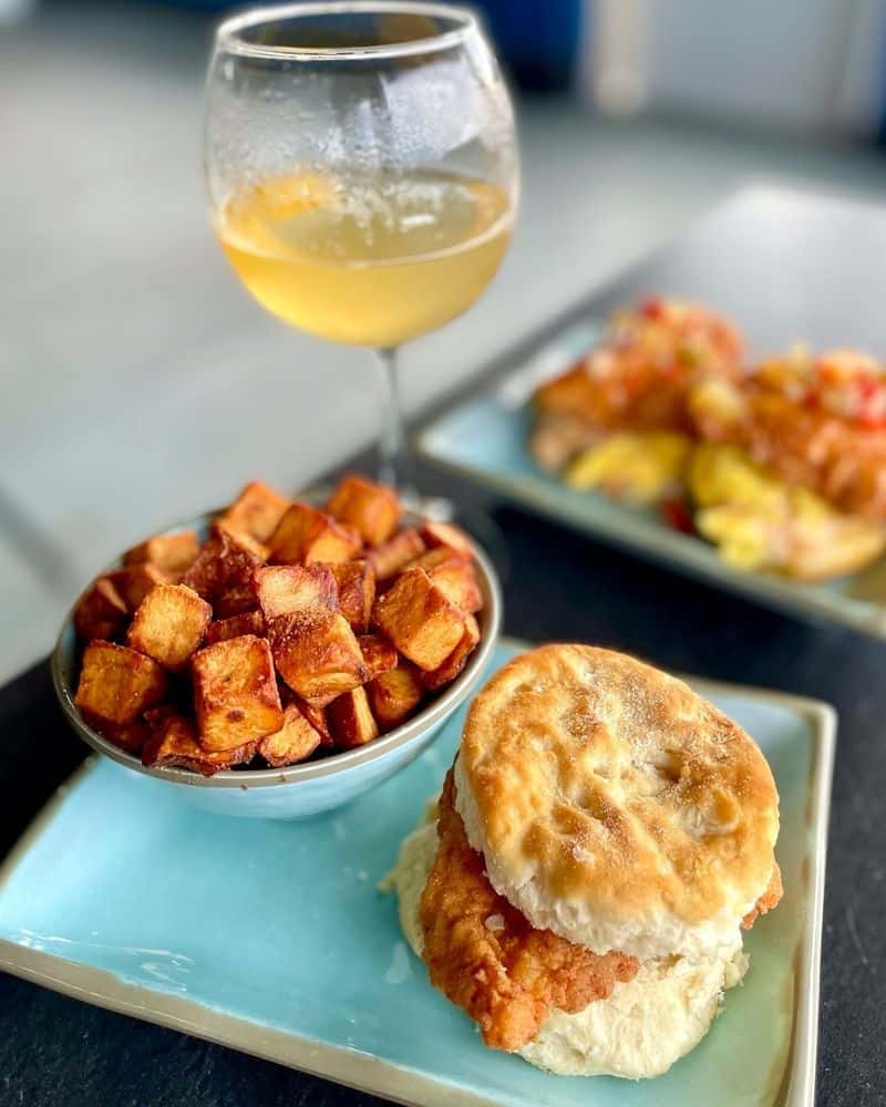 Breakfast at Brunches Carolina Beach North Carolina - New Breakfast spot on the island. Find a vacation rental beach cottage near Brunches