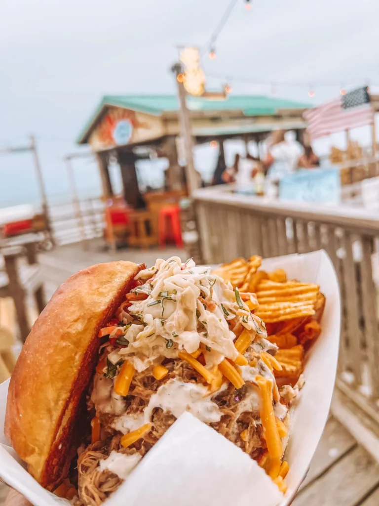 Carolina Beach Pier Bar, Grill and Tiki Bar is Located on the North End of Carolina Beach, North Carolina