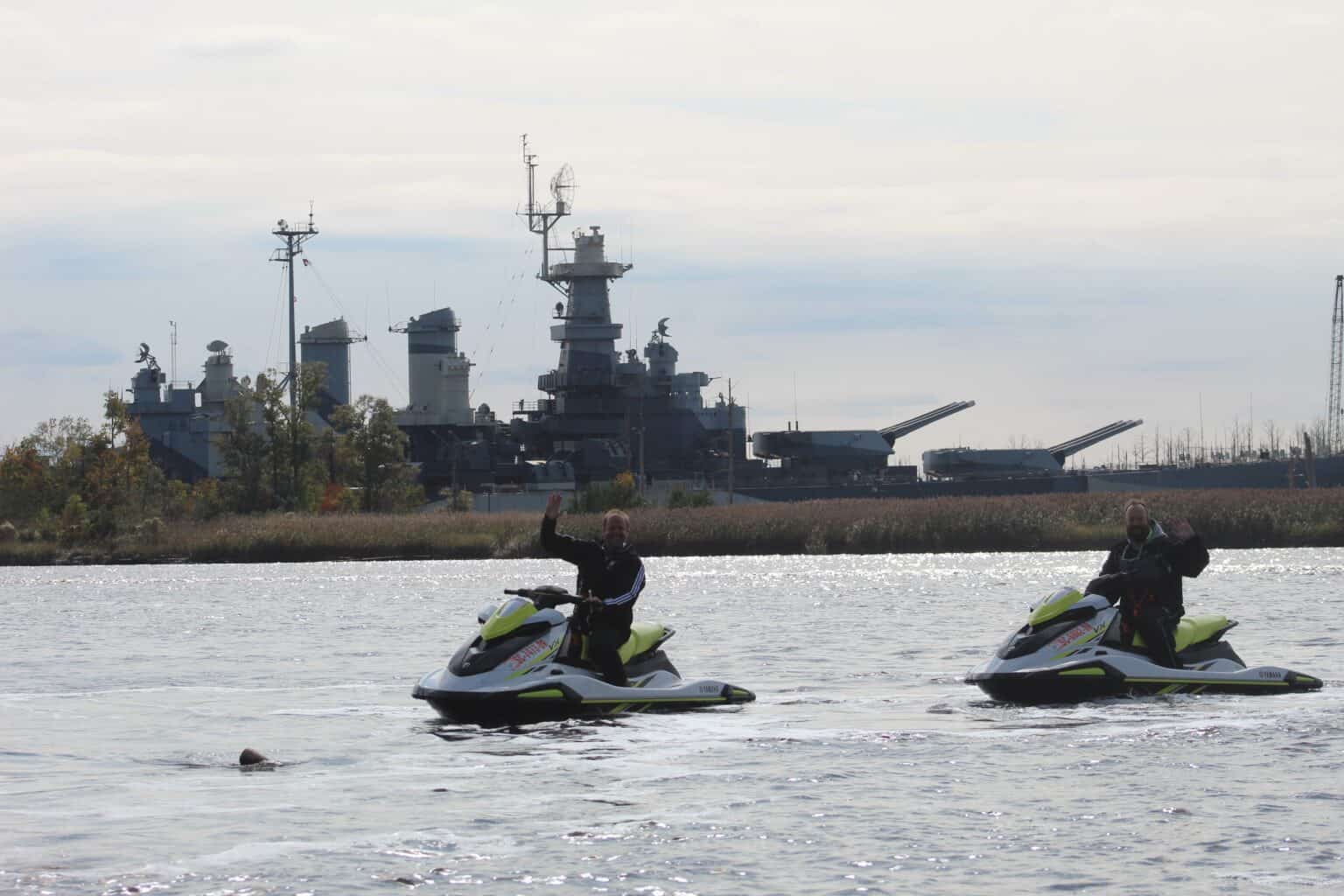 Explore the Cape Fear River by Jet Ski and Visit North Carolina Battleship with Wilmington Jet Ski Rentals