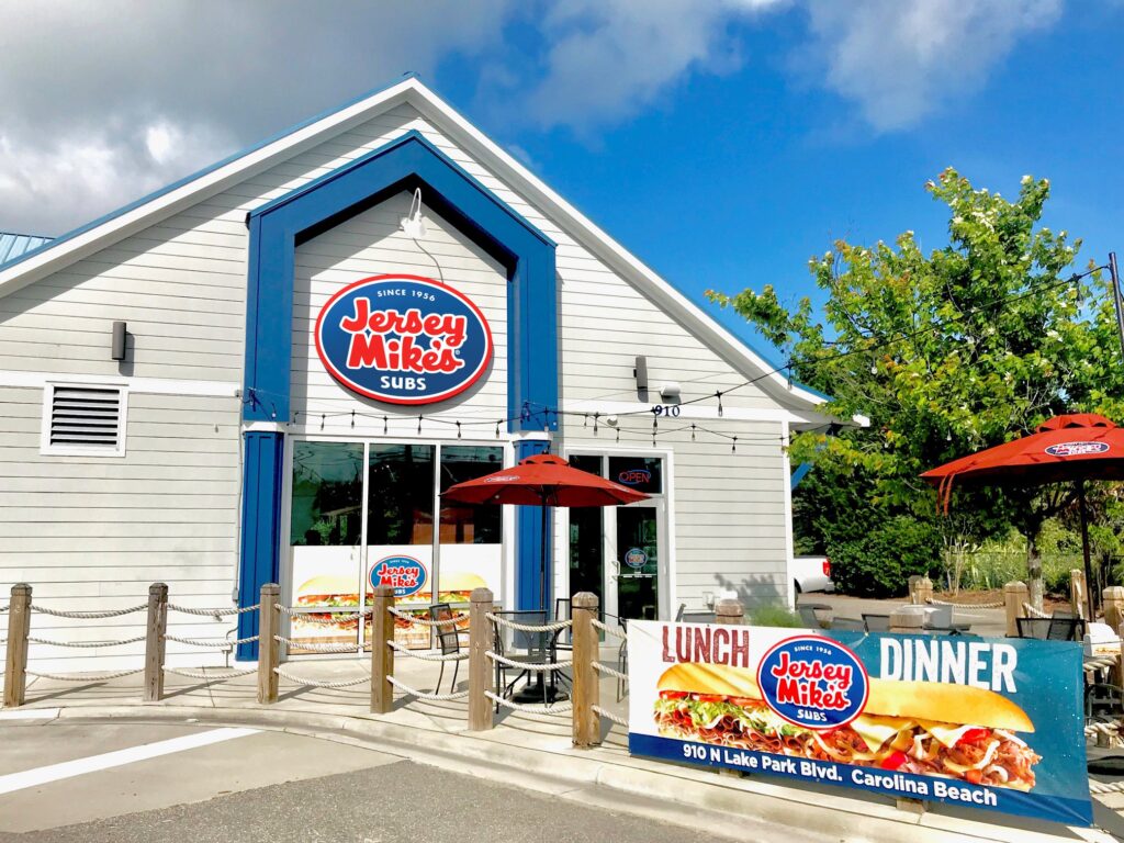 Jersey Mike's Subs is Located in Carolina Beach, North Carolina