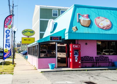 Kate's Pancake House is Located in Carolina Beach, North Carolina near the Carolina Beach Boardwalk