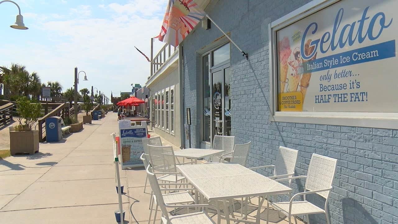 Latella Gelato Serves Wine-Infused Gelato and is Located along the Historic Boardwalk in Carolina Beach, North Carolina