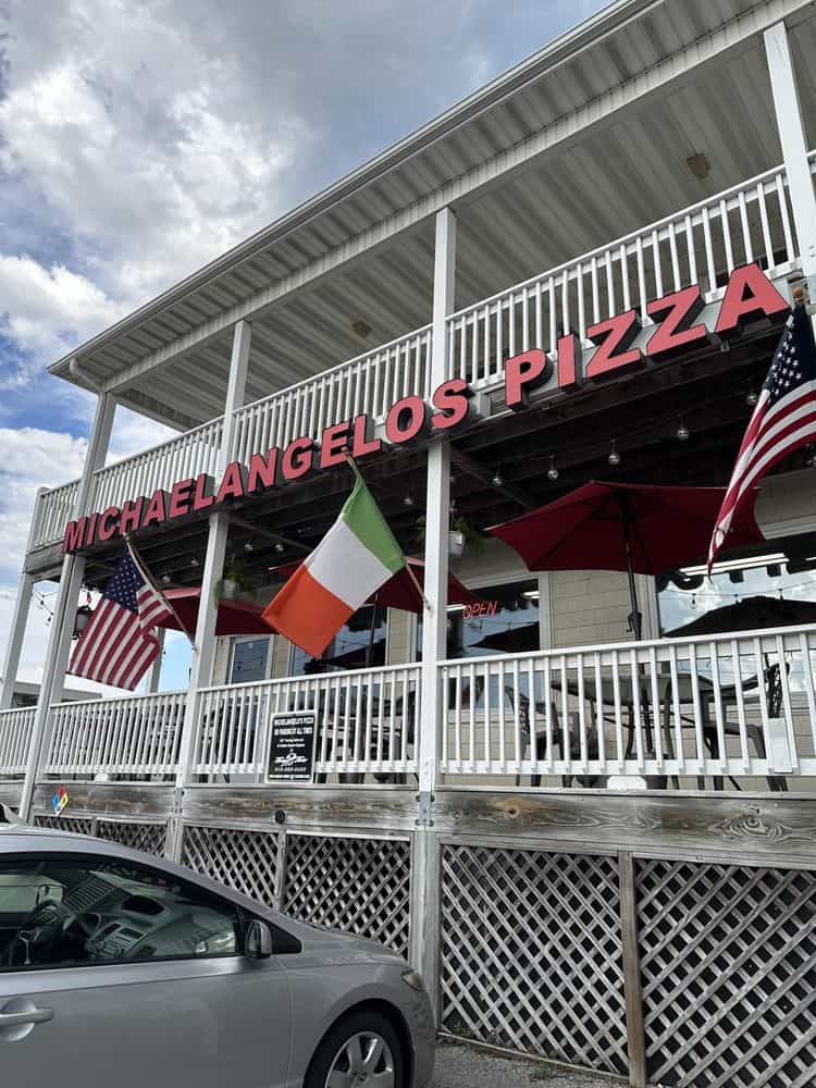 Michaelangelo's Pizza is Located in Carolina Beach, North Carolina near the Carolina Beach Boardwalk