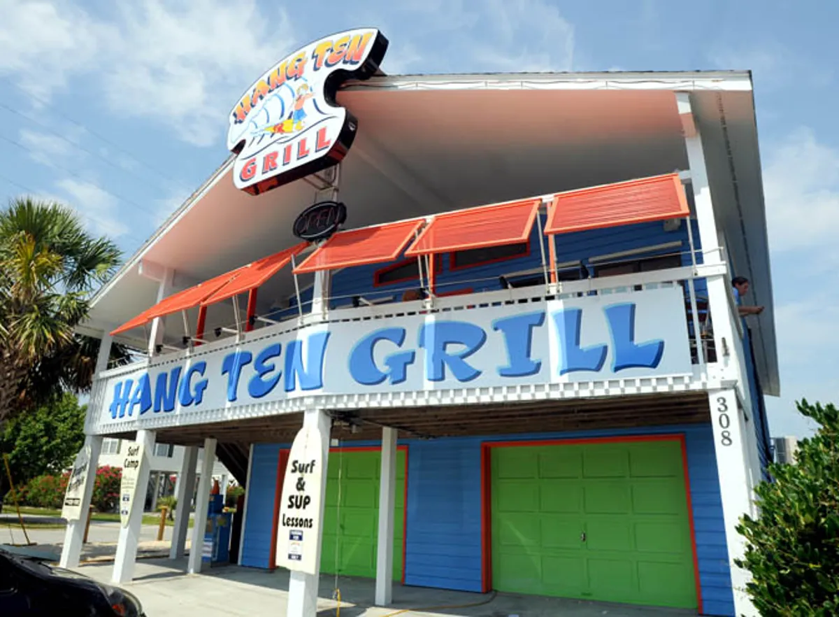 Restaurants and Things to Do in Carolina Beach - Hang Ten Grill