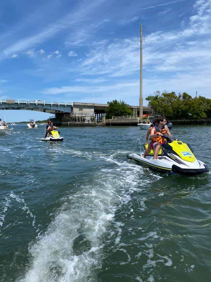 Ride a Jet Ski from Carolina Beach to Wrigthsville Beach and Explore the Entire Coast by Jet Ski