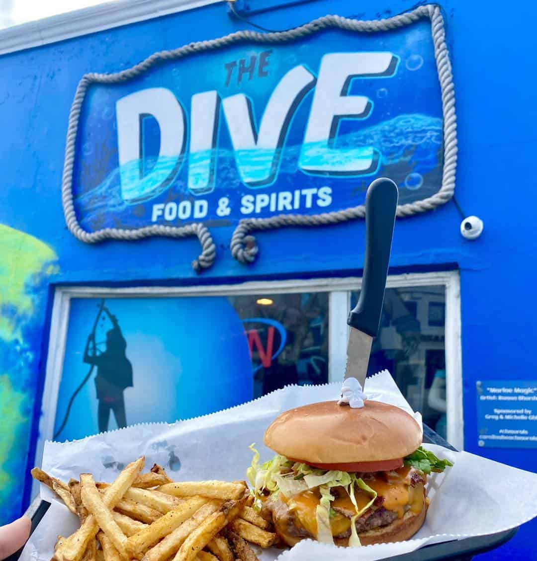 The Dive Food & Spirits is a Local Bar Located in Carolina Beach, North Carolina