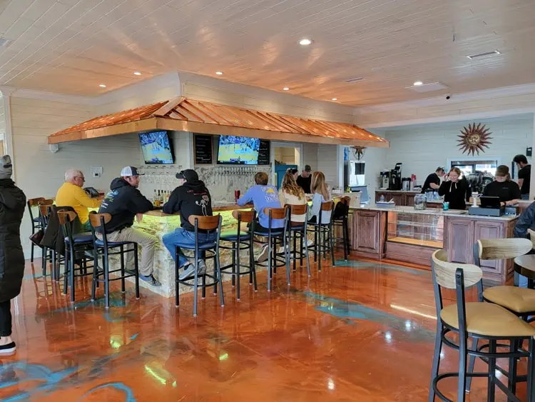 The Vault Coffee and Wine Bar is Located in Carolina Beach, North Carolina