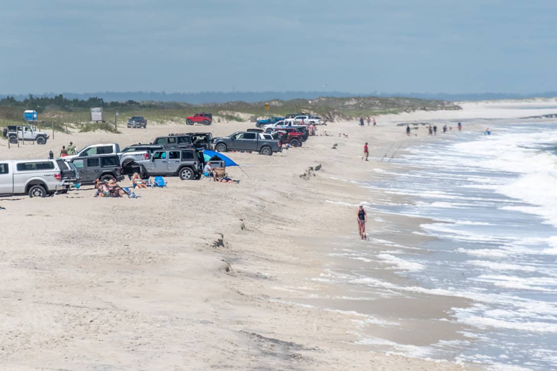 Freeman Park North End 4X4 Offroad Vehicle Beach Access Located in Carolina Beach, North Carolina