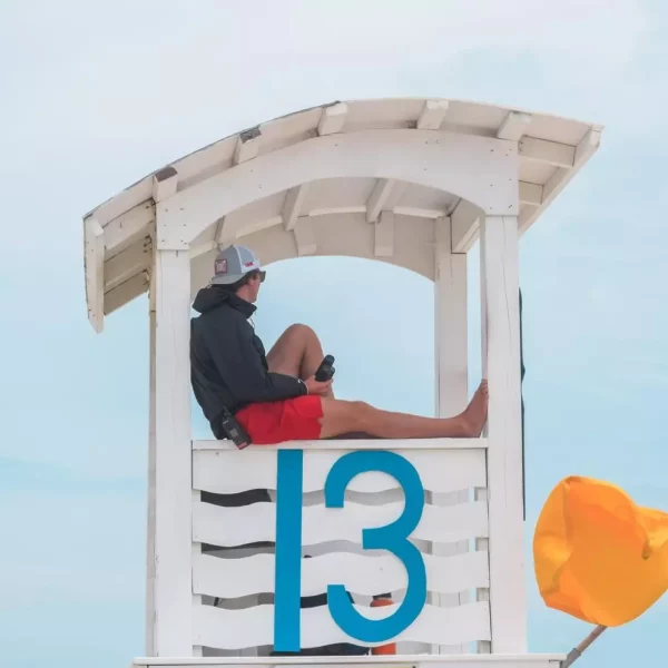 Carolina Beach is one of the safest beaches to swim as it family-friendly with a full staffed lifeguard division during the summer