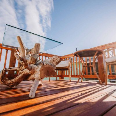Check out the back seating area for the perfect sunrise or sunset