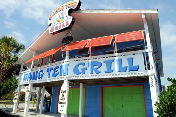 Restaurants and Things to Do in Carolina Beach - Hang Ten Grill